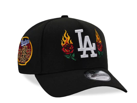 Los Angeles Dodgers World Series Champions Fire Rose Black Prime Edition