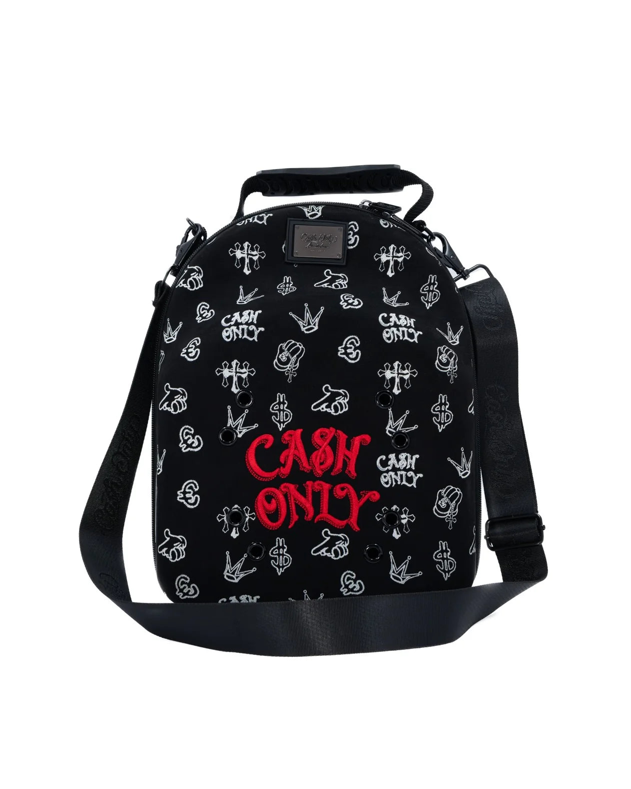 Cap carrier  BLACK FULL PRINT