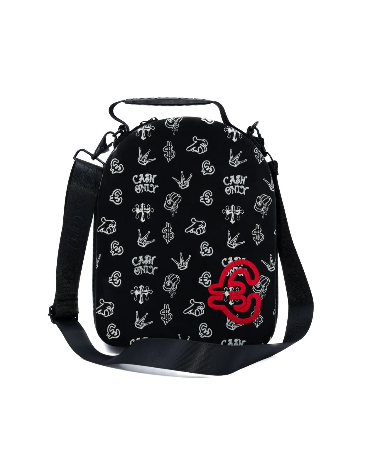 Cap carrier  BLACK FULL PRINT