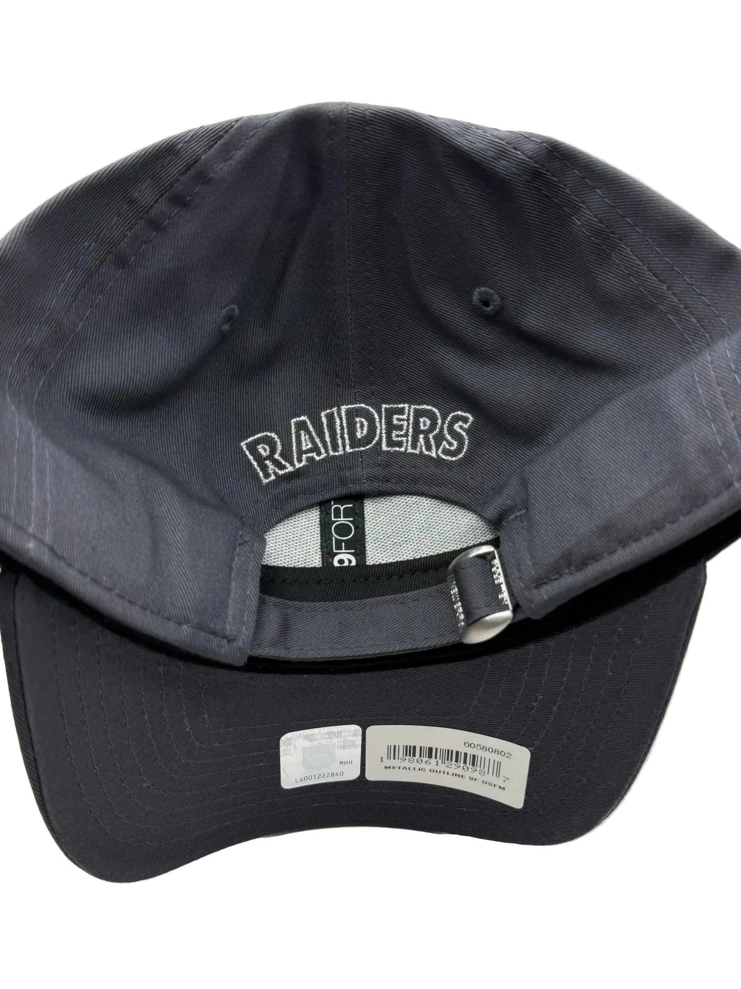 Raiders metallic outline