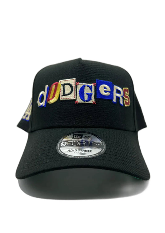 Dodgers Letterimg Black