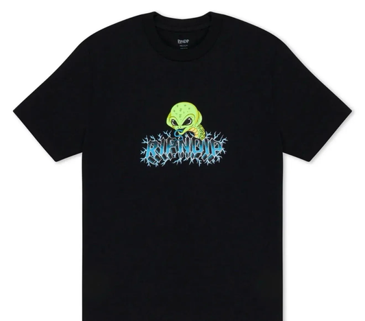 SKULL AND BONES TEE (BLACK)