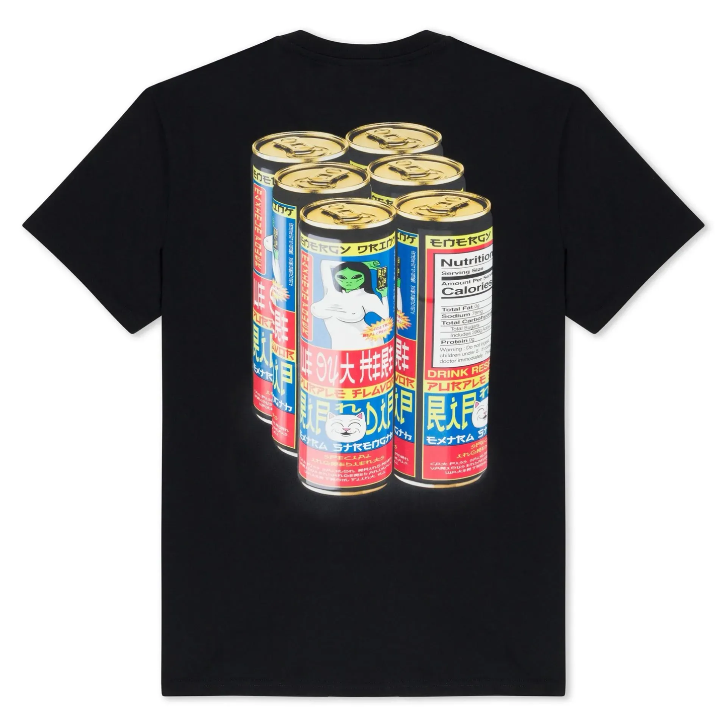 PLAYERA NERMS CANS (NEGRO)