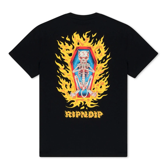 PLAYERA BURN IN HECK (NEGRO)